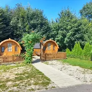 Schlaffass-camping Gutshof Donauried , Günzburg Duitsland